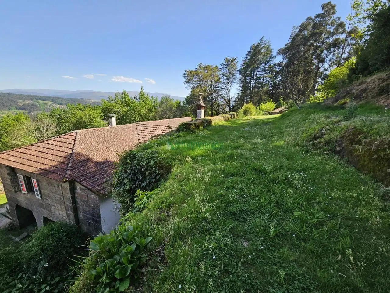 Jardín de Finca rústica en venta en A Cañiza   con Calefacción, Jardín privado y Terraza