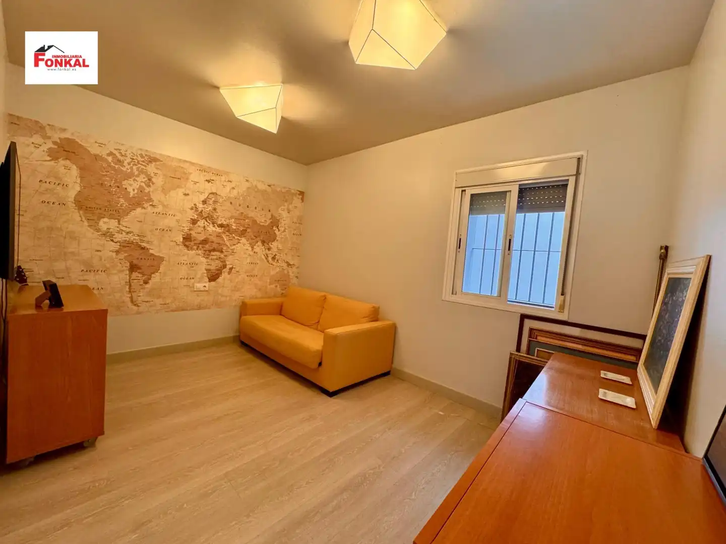 Sala de estar de Piso de alquiler en Jerez de la Frontera con Aire acondicionado, Calefacción y Amueblado