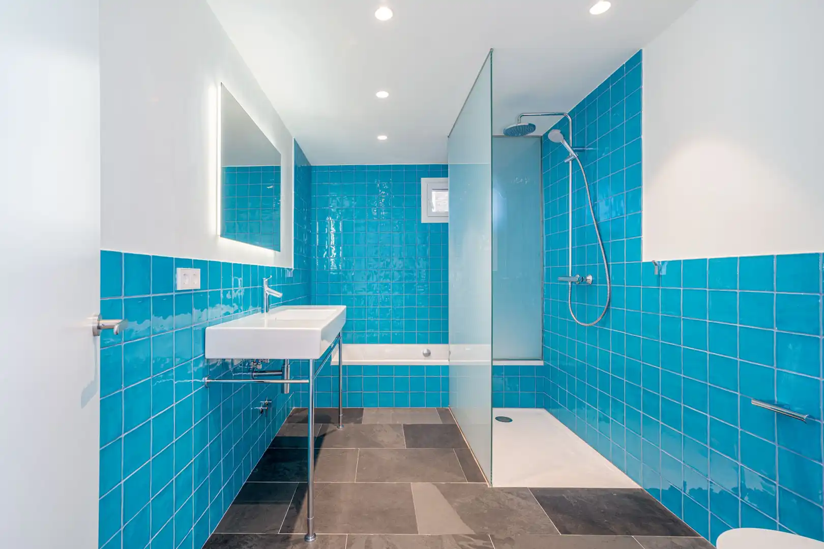 Badezimmer von Haus oder Chalet zum Verkauf in Cadaqués mit Klimaanlage, Heizung und Privatgarten