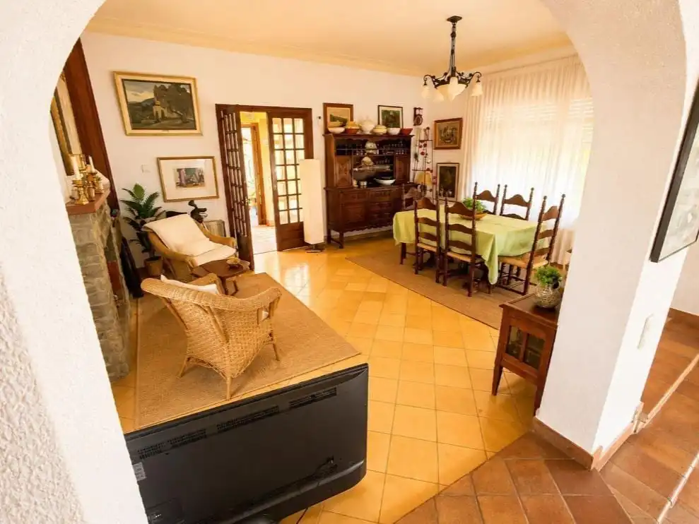 Sala d'estar de Casa o xalet en venda en Alella