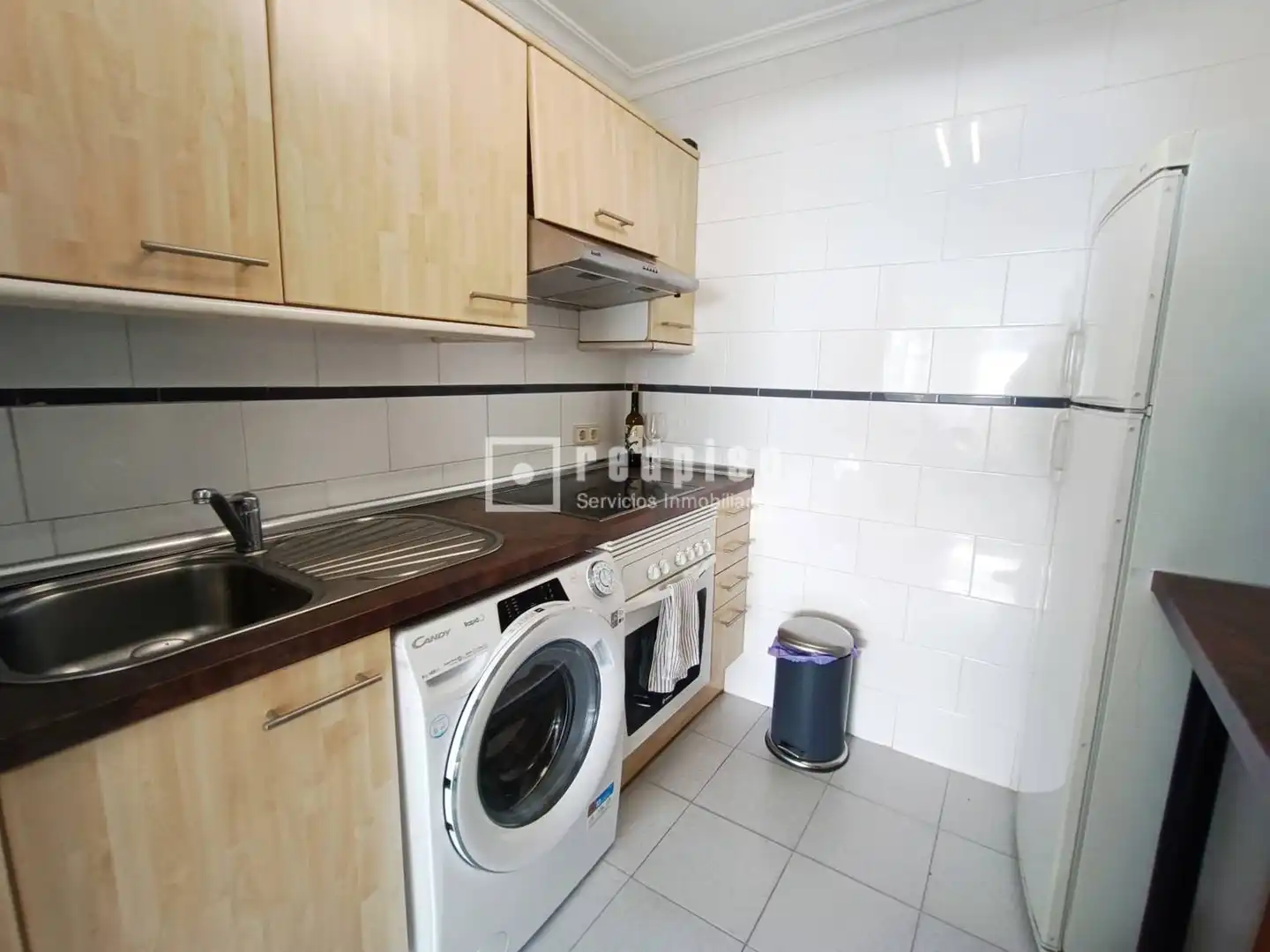 Kitchen of Flat for rent in Benalmádena  with Air Conditioner, Private garden and Terrace