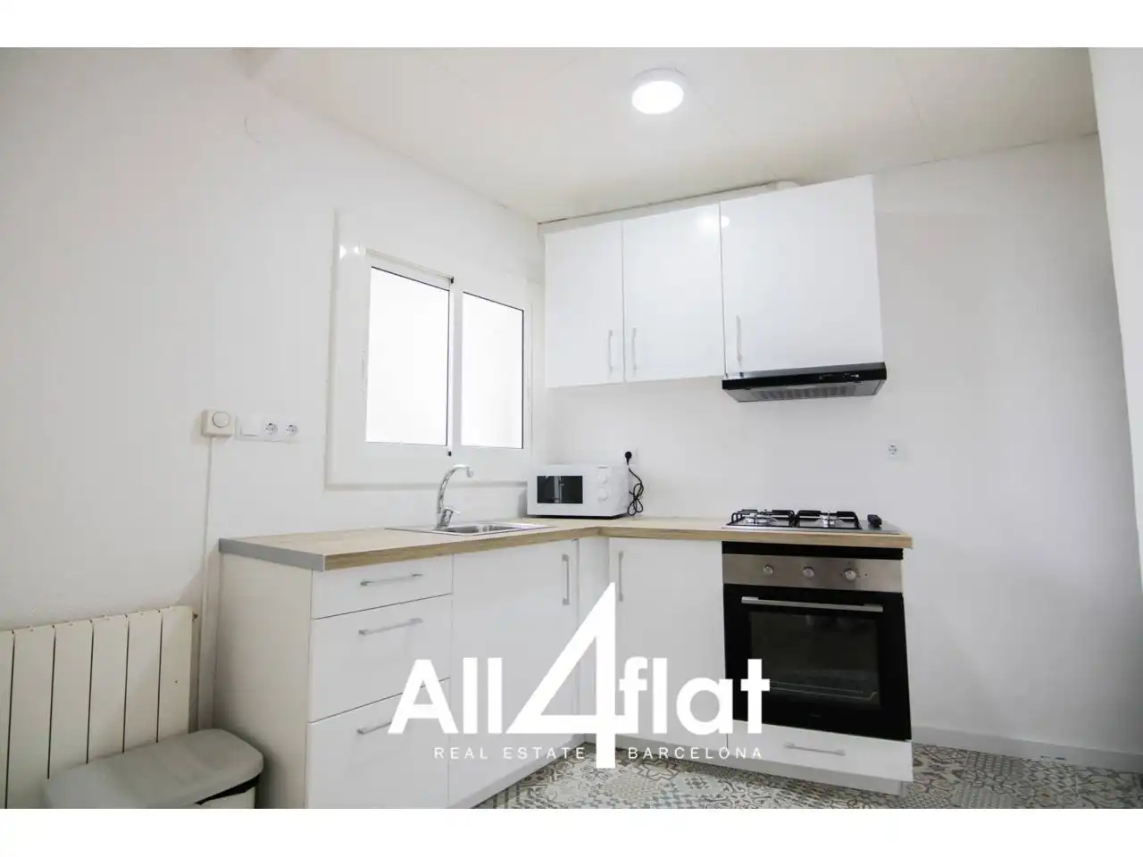 Kitchen of Flat for rent in Barcelona  with Heating, Parquet flooring and Alarm