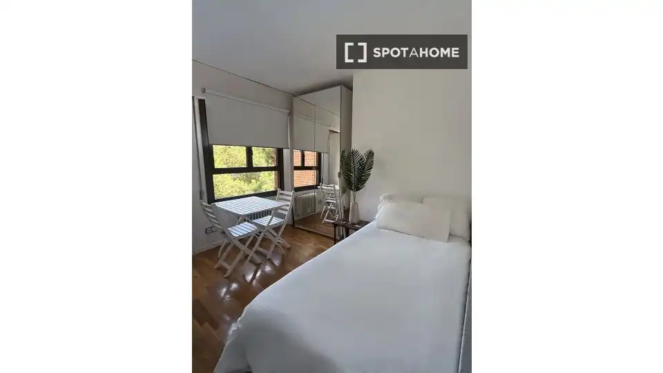 Bedroom of Flat for rent in Madrid  with Air Conditioner, Heating and Furnished
