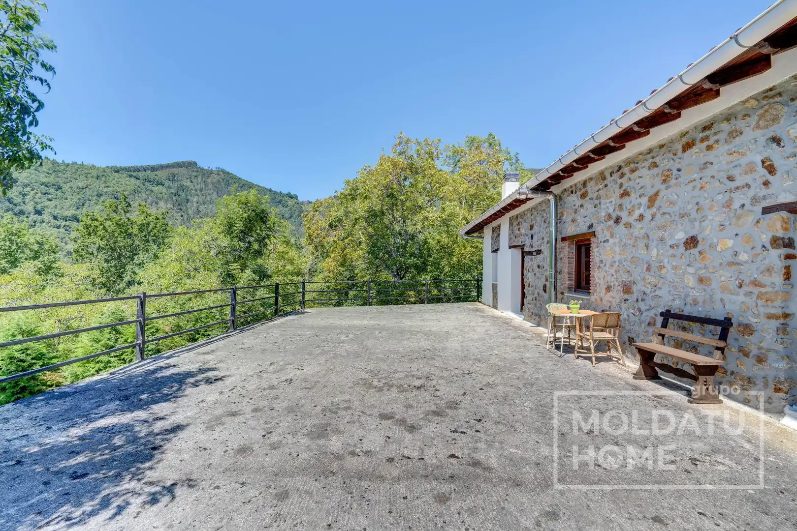 Terrassa de Casa o xalet en venda en Mendaro amb Calefacció, Jardí privat i Terrassa