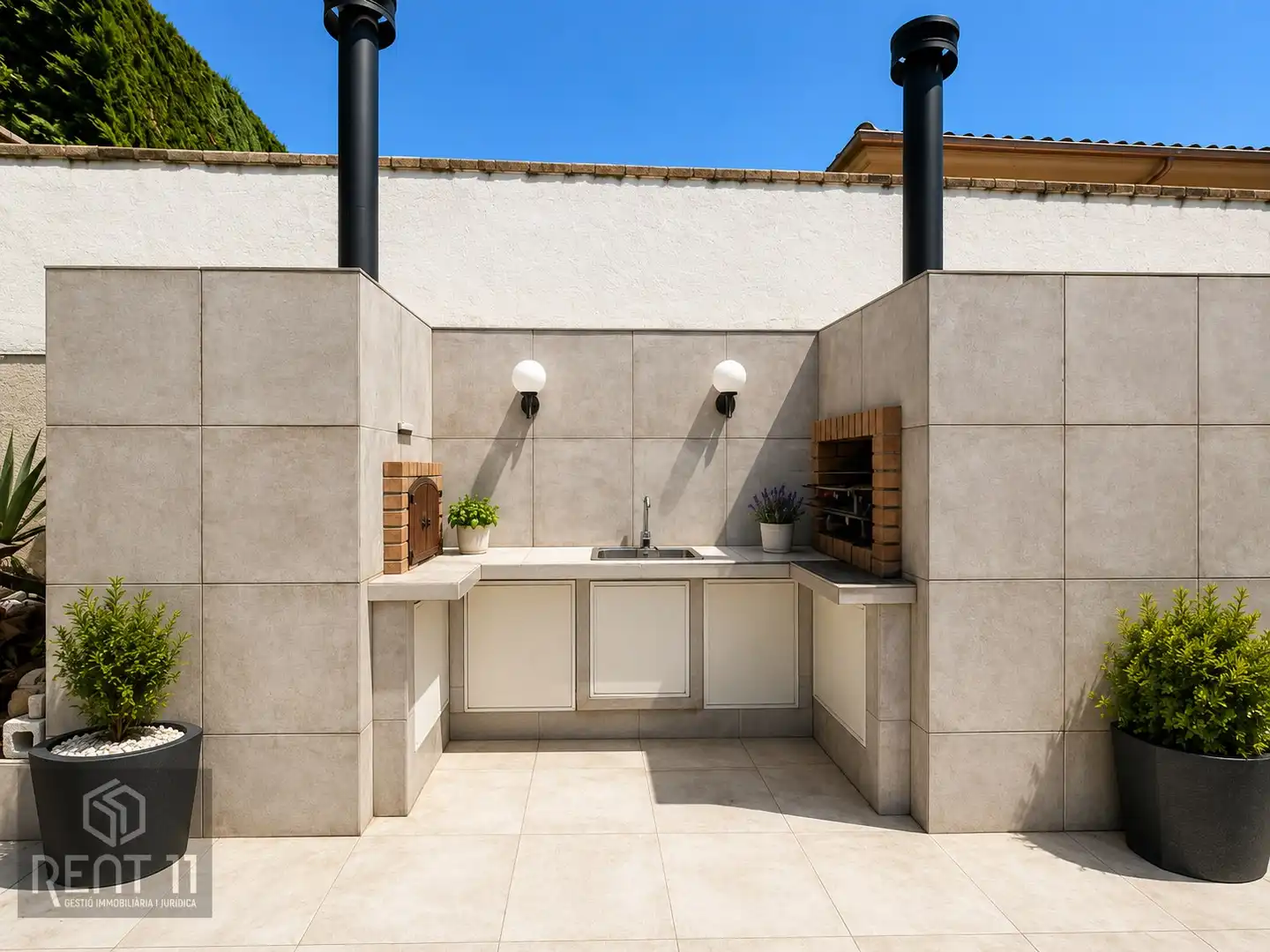 Terraza de Casa o chalet en venta en Girona con Aire acondicionado, Calefacción y Trastero