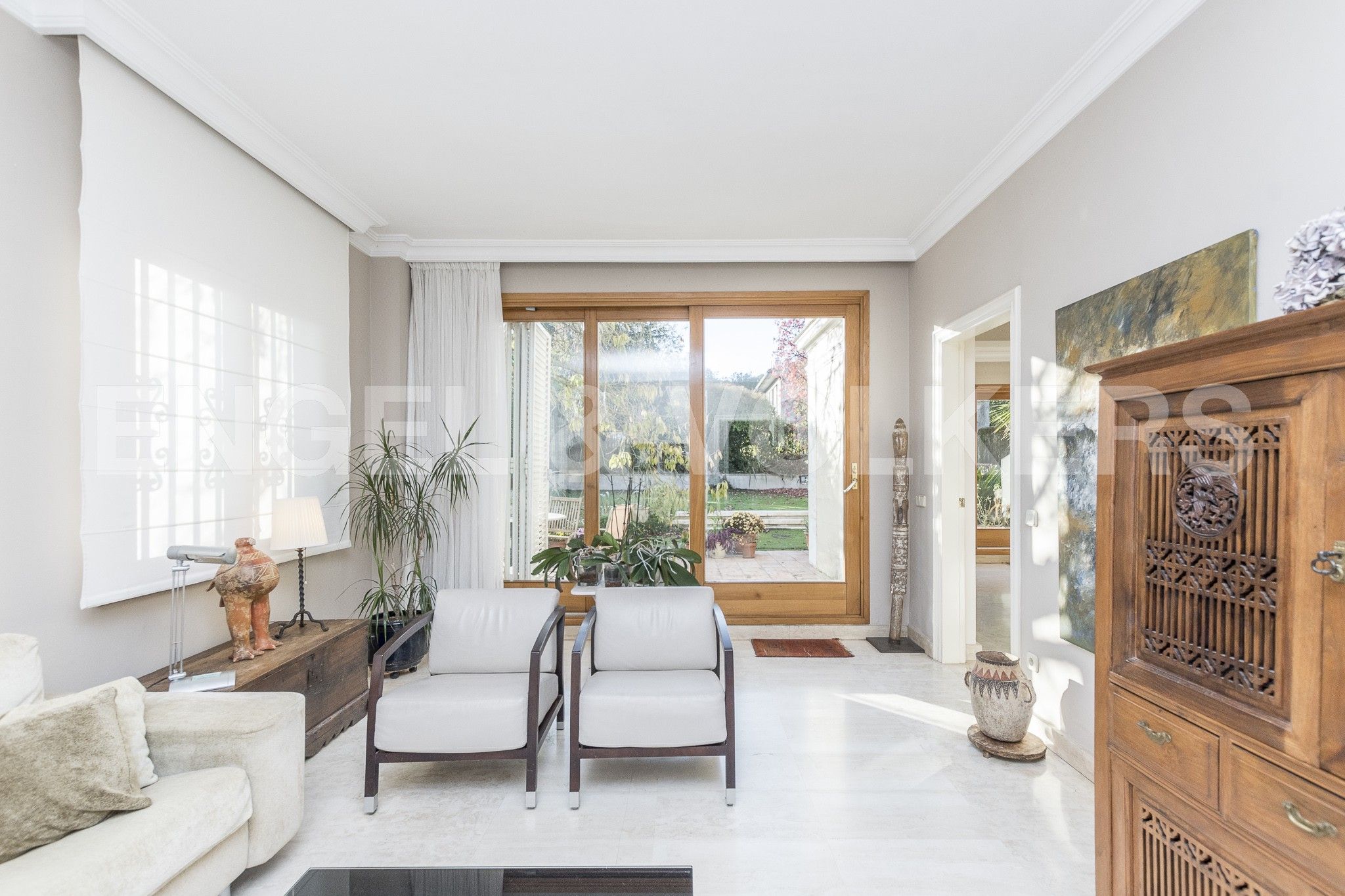Sala d'estar de Casa o xalet en venda en Vilanova del Vallès amb Calefacció i Jardí privat
