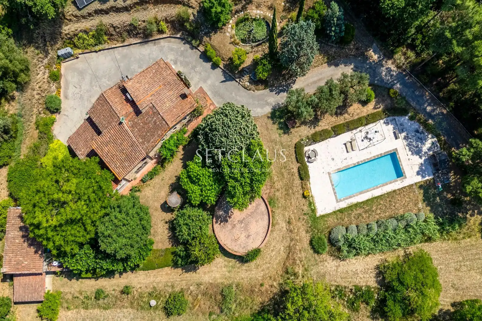 Jardí de Finca rústica en venda en Sant Feliu de Buixalleu amb Aire condicionat, Calefacció i Terrassa
