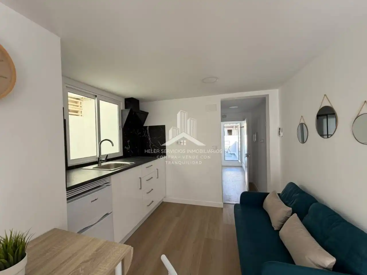 Kitchen of Flat for rent in Vila-real  with Air Conditioner, Parquet flooring and Terrace
