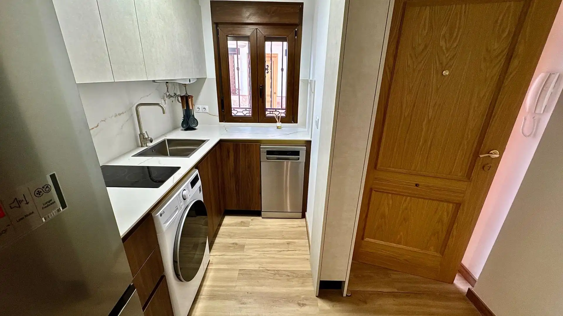 Kitchen of Flat for rent in Pinos Genil  with Air Conditioner, Heating and Furnished