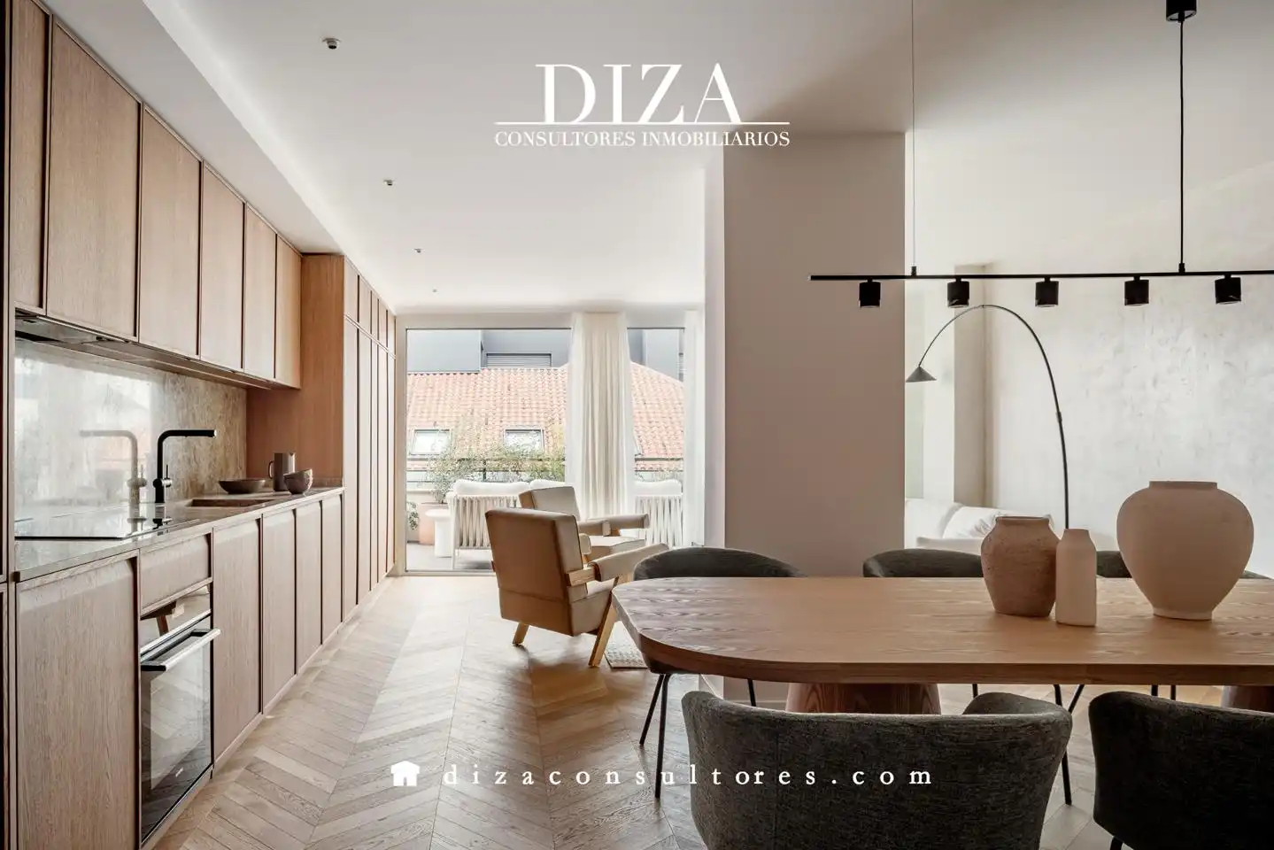 Wohnzimmer von Maisonette zum Verkauf in Madrid mit Klimaanlage und Terrasse