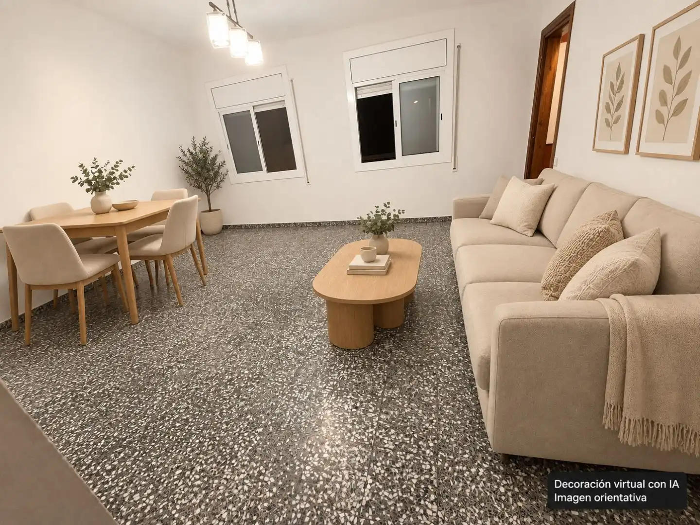 Sala d'estar de Pis en venda en Les Roquetes