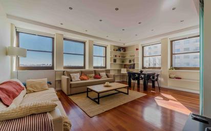 Living room of Apartment to rent in  Madrid Capital  with Air Conditioner