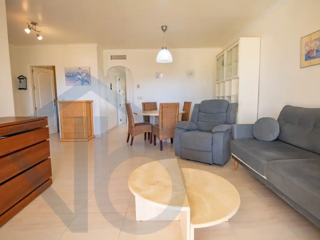 Sala d'estar de Apartament en venda en Pulpí amb Aire condicionat i Moblat