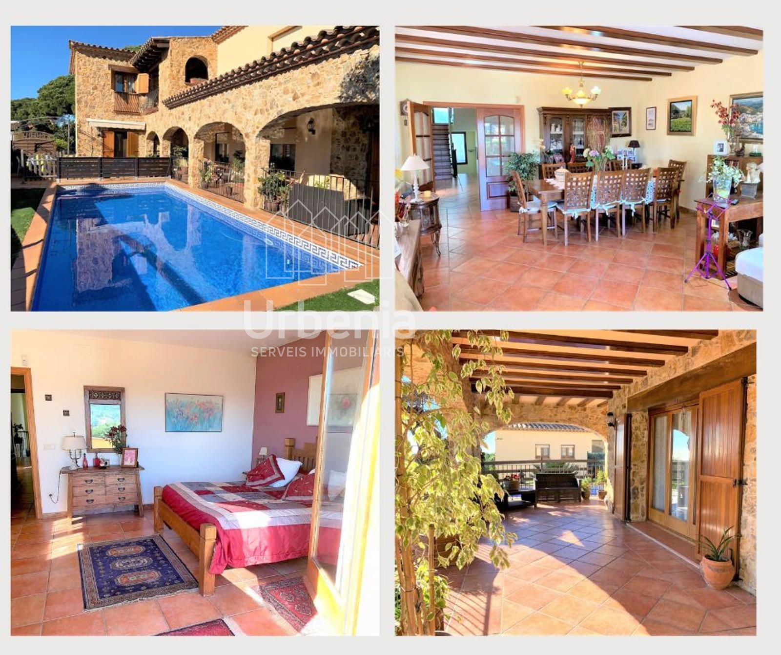 Vista exterior de Casa o xalet en venda en Blanes amb Calefacció, Jardí privat i Terrassa