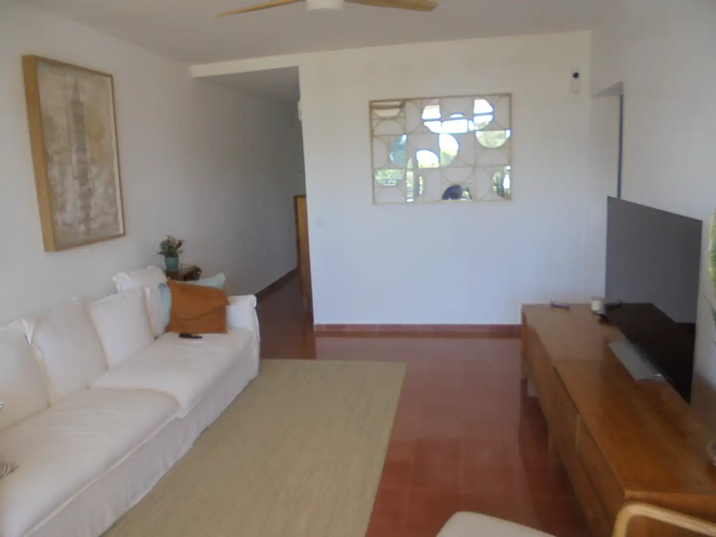 Wohnzimmer von Wohnungen zur Miete in Oropesa del Mar / Orpesa mit Terrasse, Möbliert und Ofen