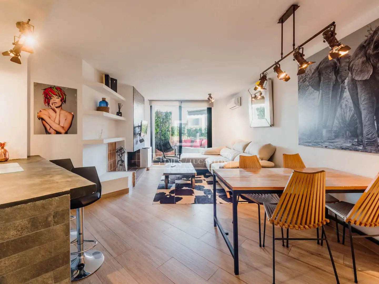 Sala d'estar de Pis en venda en Eivissa amb Terrassa, Moblat i Balcó