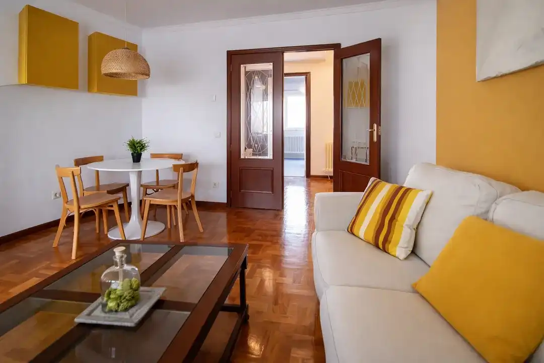 Sala de estar de Piso en venta en Barañáin / Barañain con Calefacción y Trastero