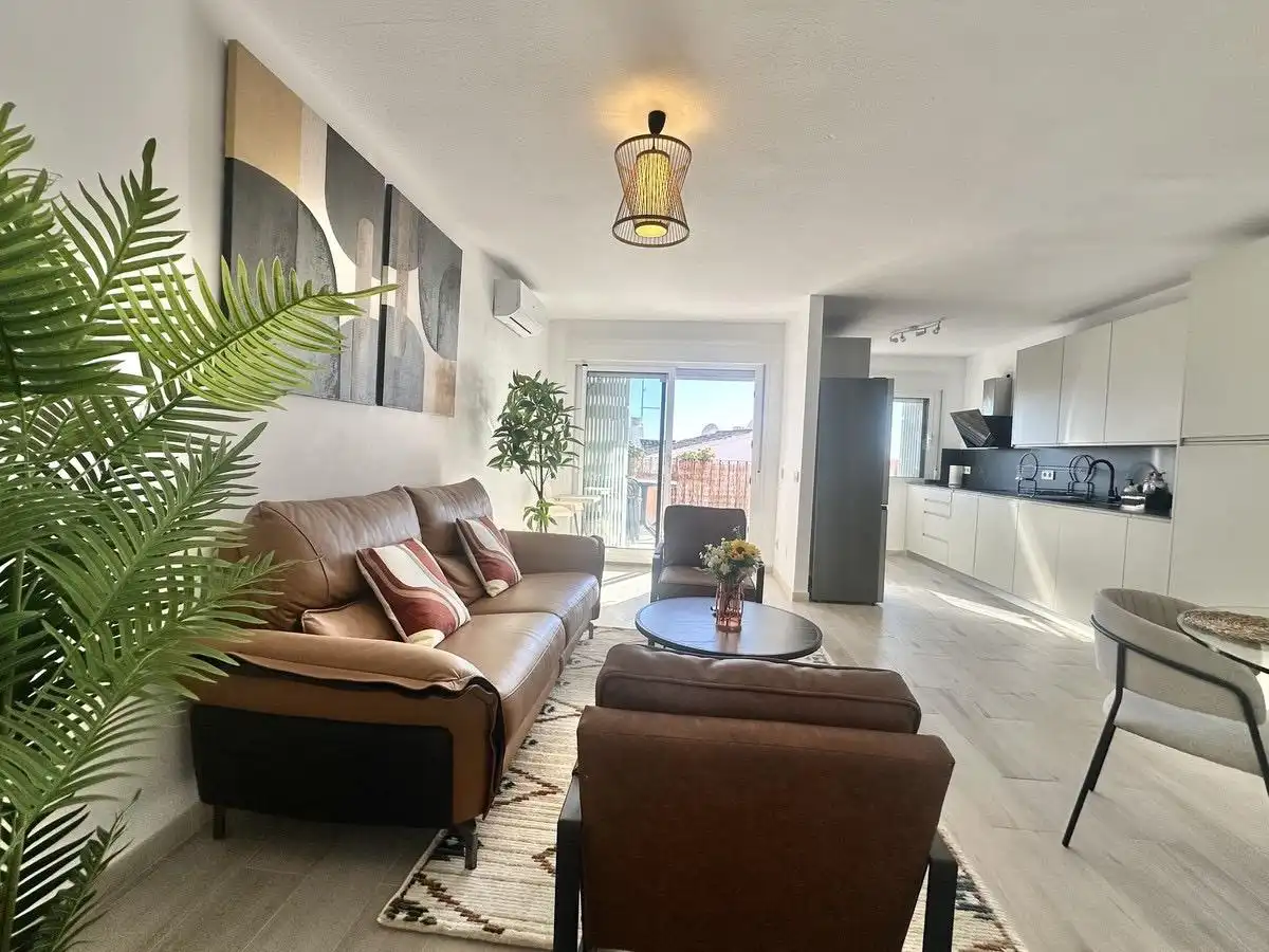 Sala de estar de Piso en venta en Marbella con Terraza
