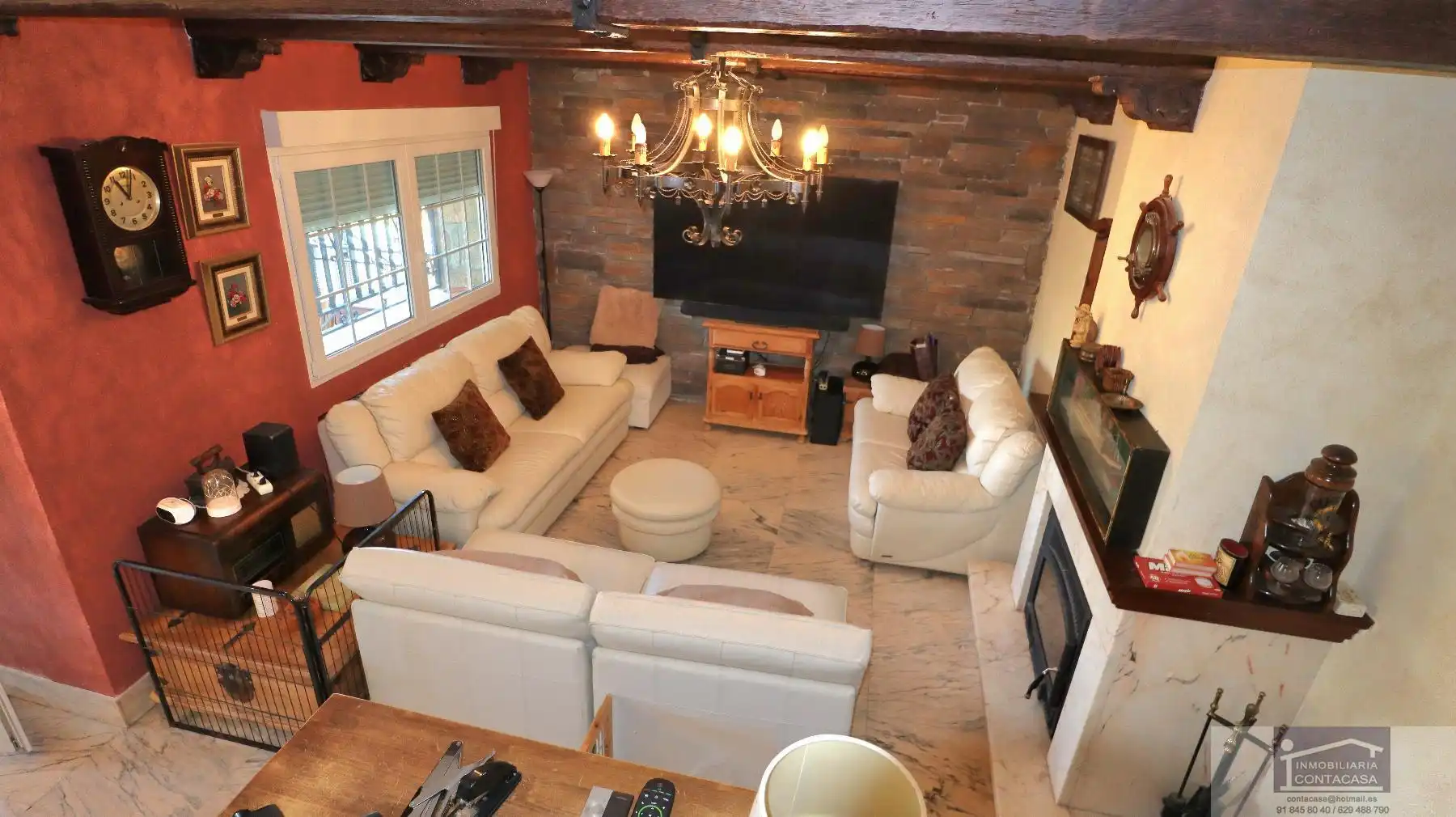 Sala de estar de Casa o chalet en venta en El Boalo - Cerceda – Mataelpino con Aire acondicionado, Calefacción y Terraza