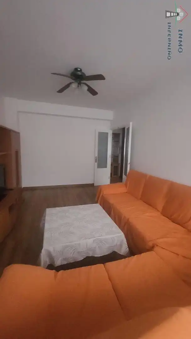 Living room of Flat for sale in Ferrol  with Heating, Storage room and Furnished