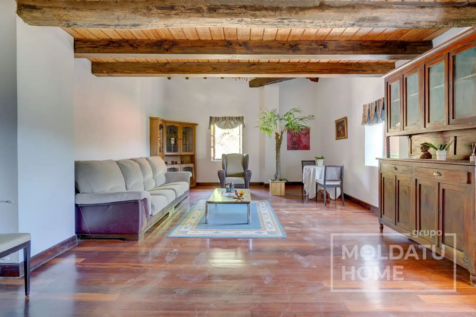 Sala d'estar de Casa o xalet en venda en Mendaro amb Calefacció, Jardí privat i Terrassa