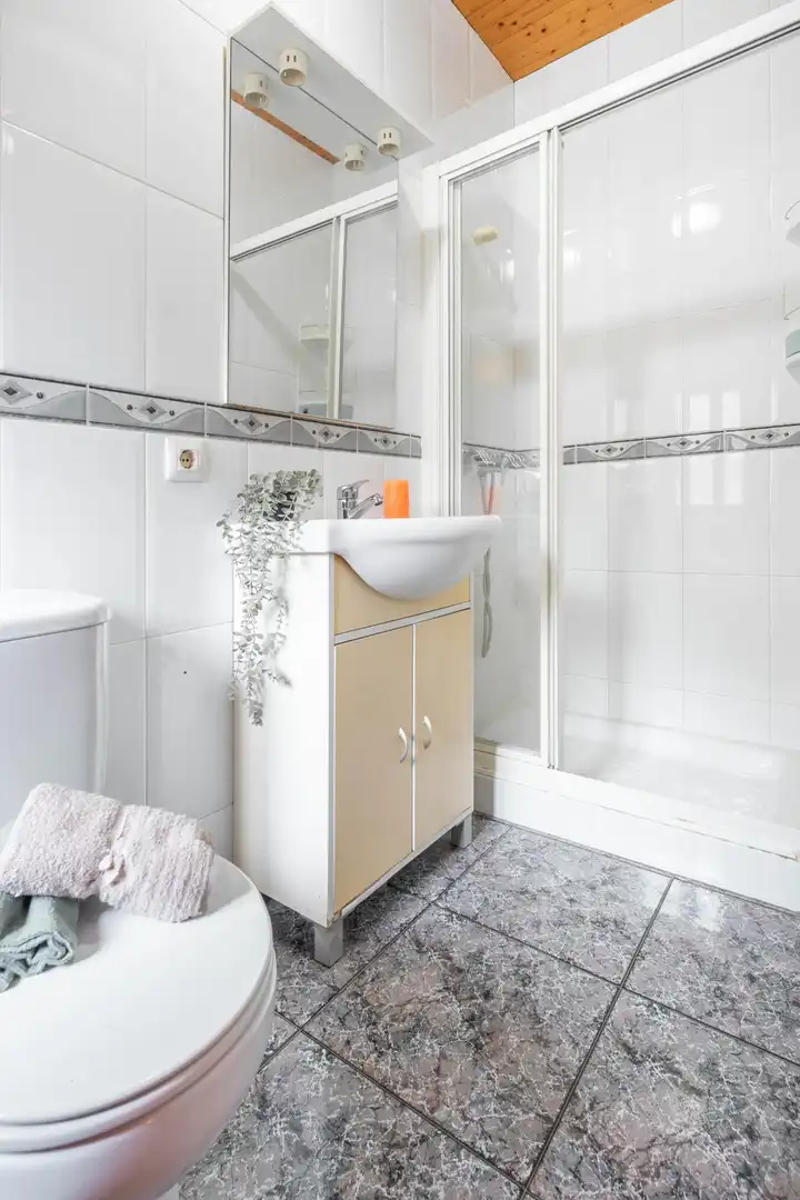 Baño de Casa o chalet en venta en Caso con Calefacción, Jardín privado y Terraza