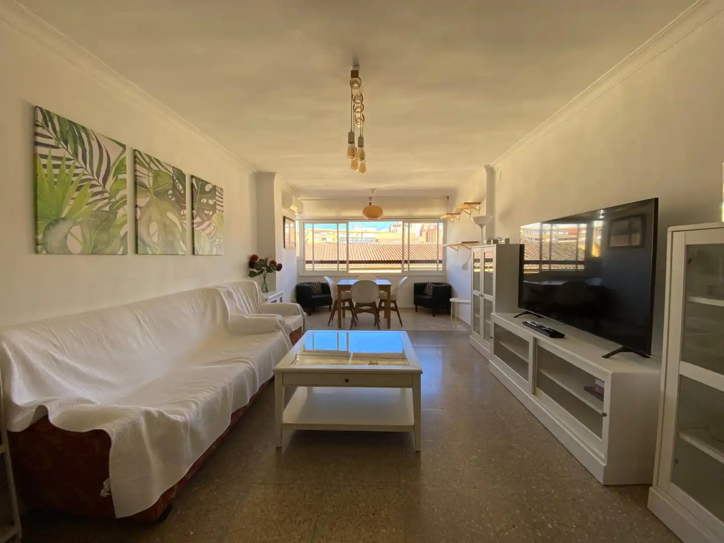 Sala de estar de Piso de alquiler en Málaga