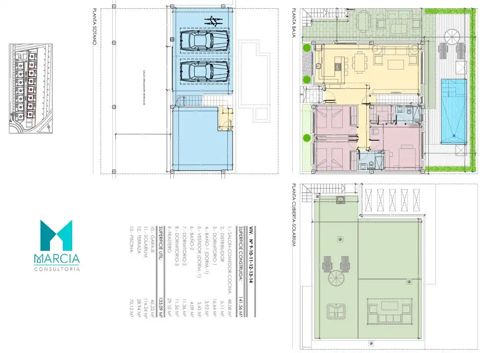 Villa mit Pool zum Verkauf in Nueva Torrevieja - Aguas Nuevas, imagen 6