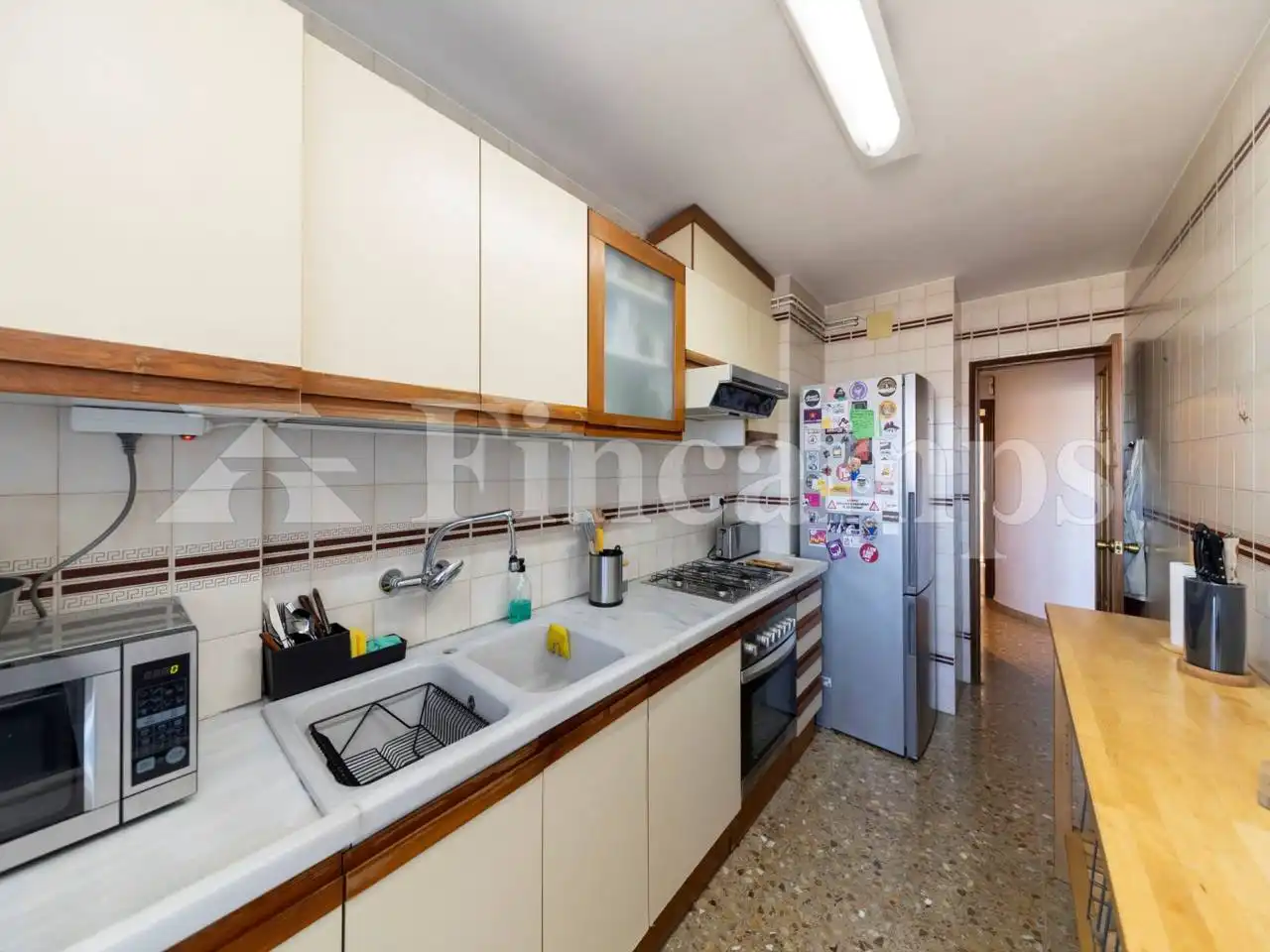 Küche von Wohnung zum Verkauf in Sabadell mit Heizung, Terrasse und Balkon