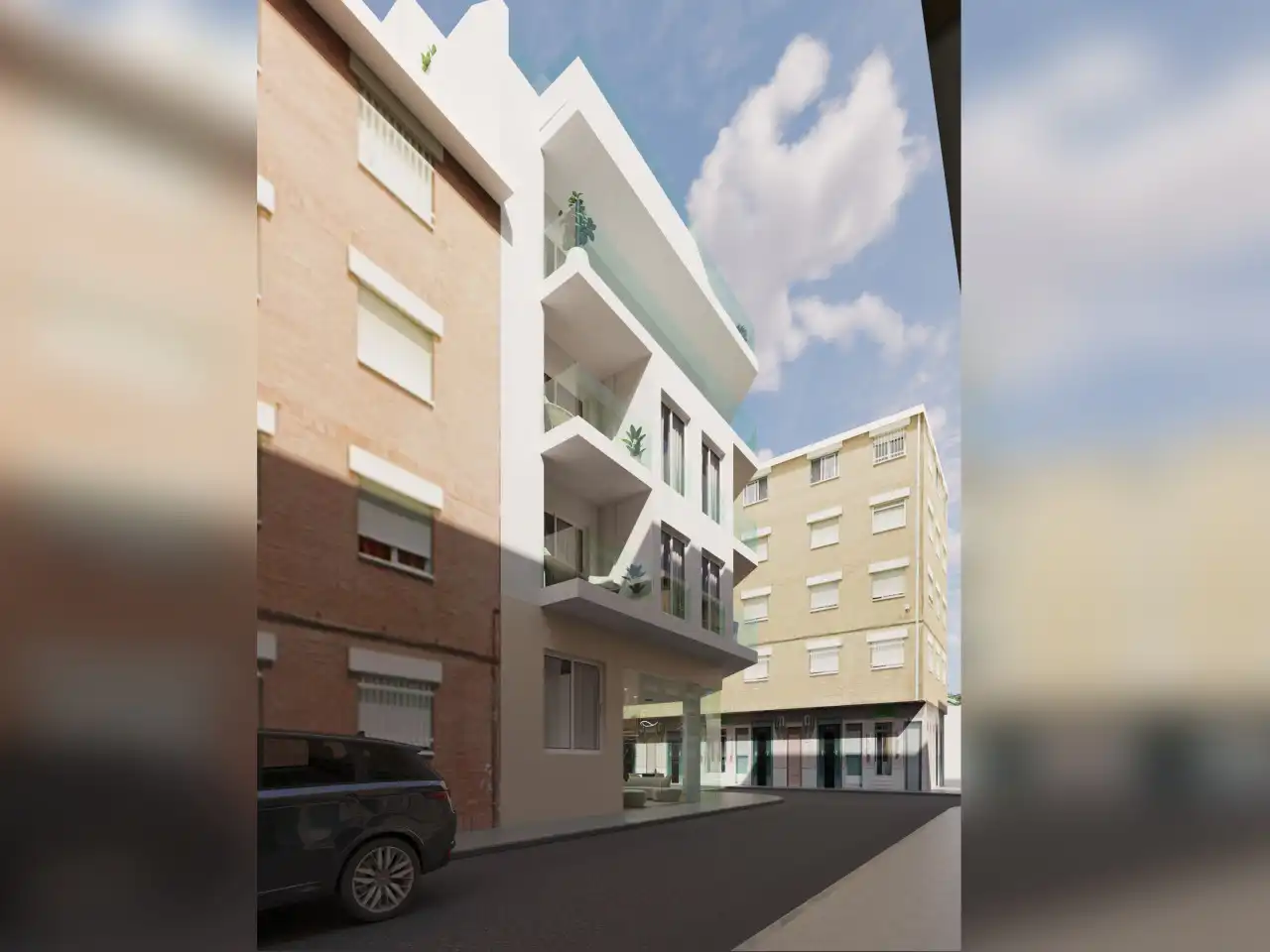 Vista exterior de Estudi en venda en Guardamar del Segura amb Aire condicionat, Calefacció i Terrassa