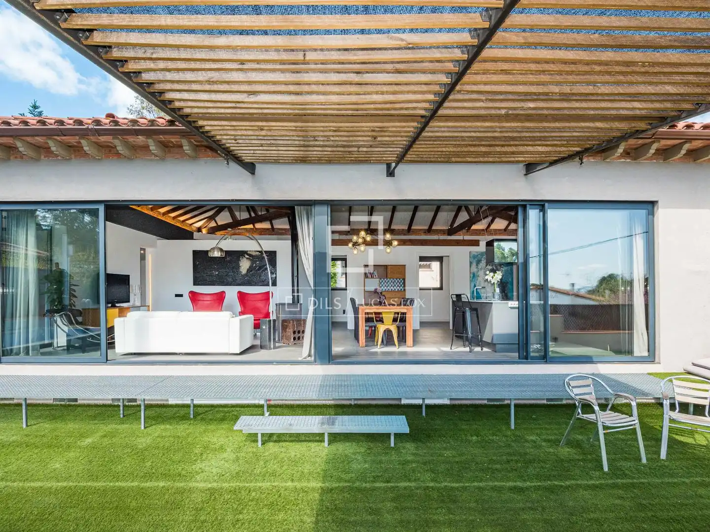 Terraza de Casa o chalet en venta en Cerdanyola del Vallès con Aire acondicionado, Calefacción y Jardín privado