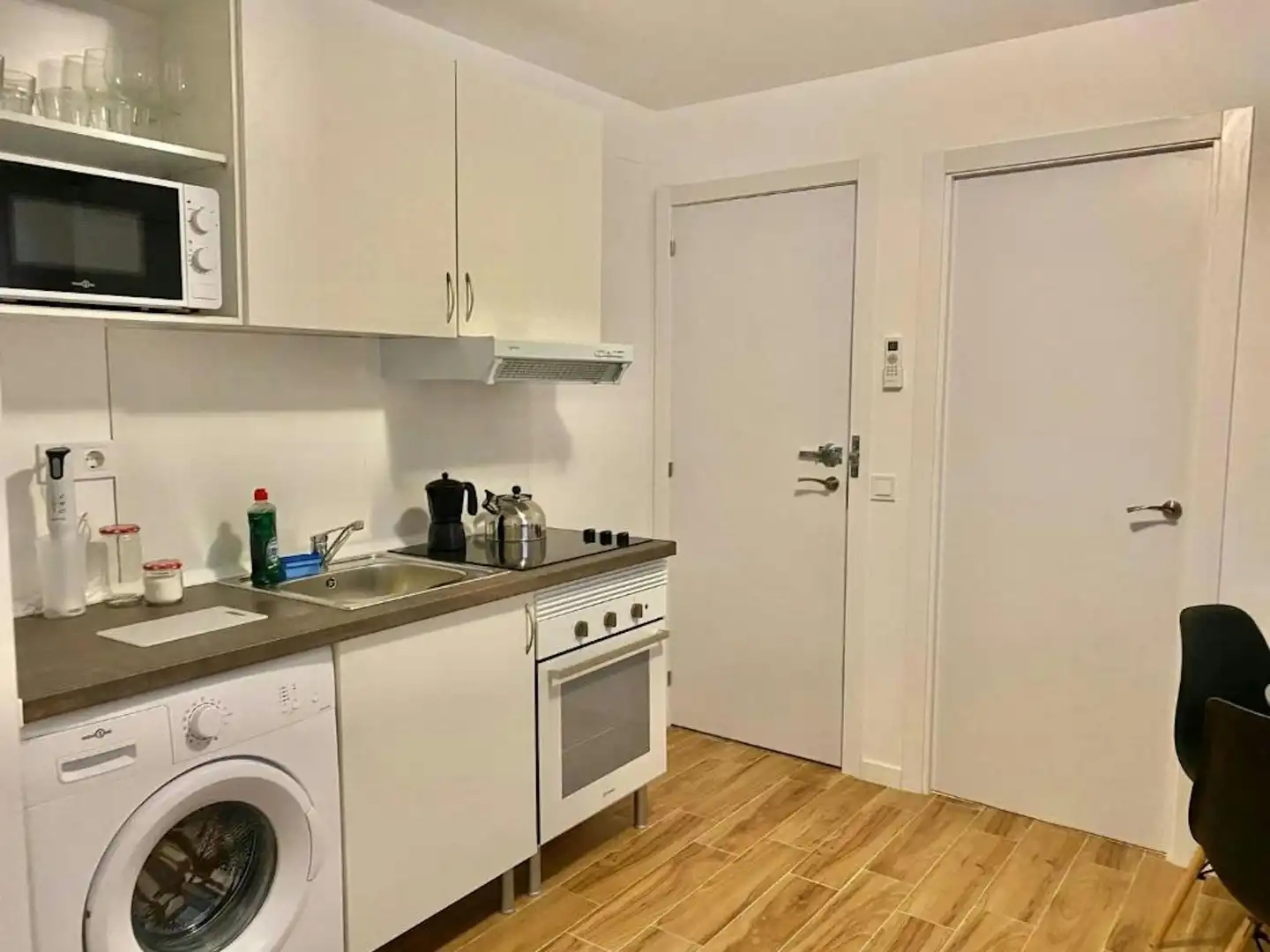 Cocina de Piso de alquiler en Madrid con Aire acondicionado, Calefacción y Amueblado