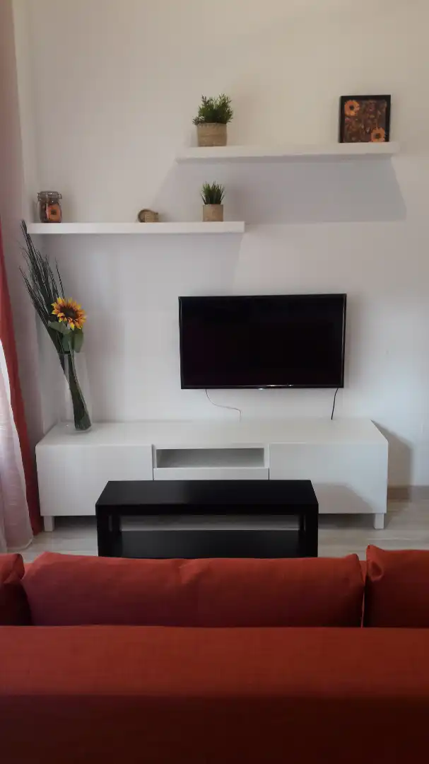 Sala de estar de Piso de alquiler en Málaga con Aire acondicionado y Amueblado