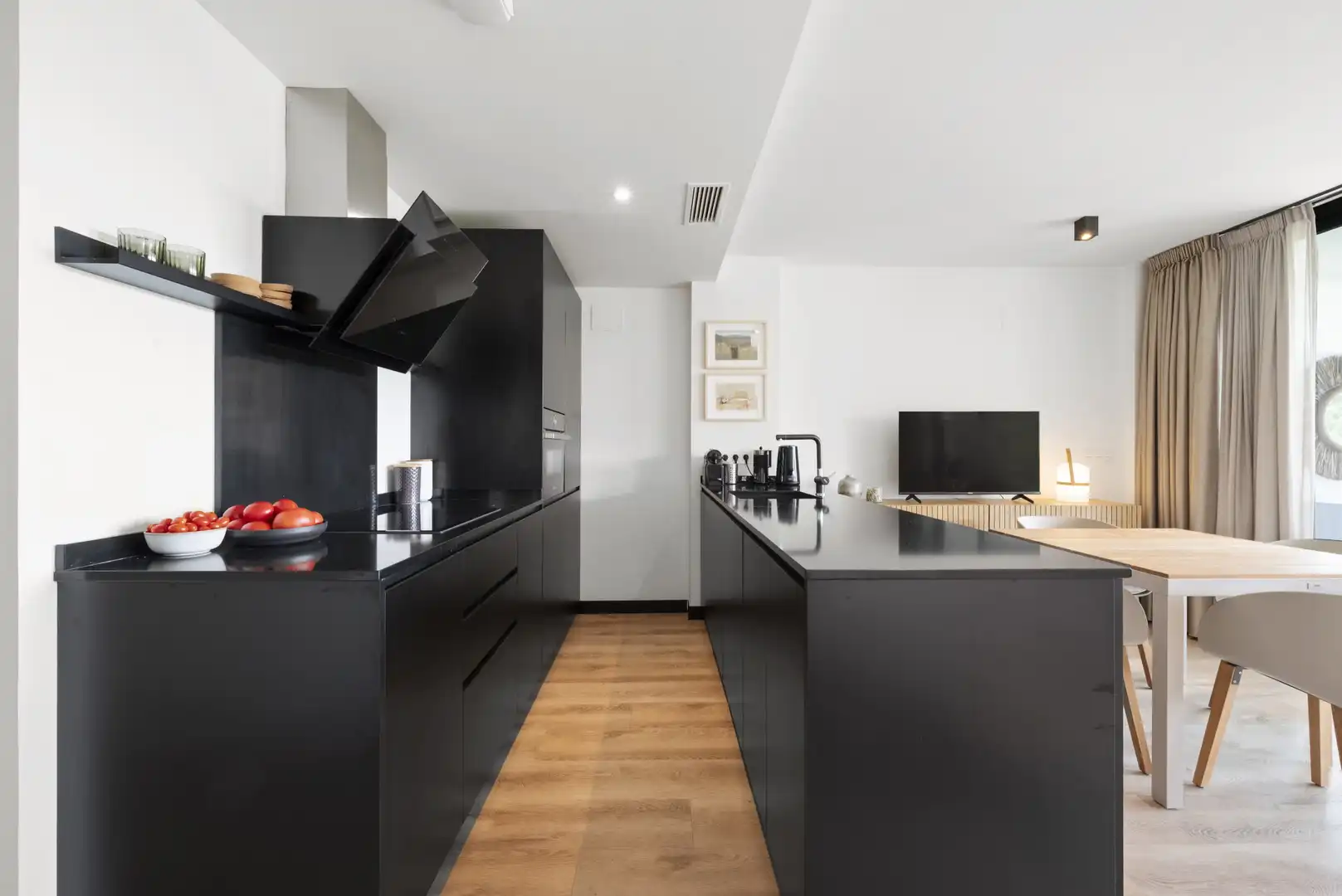 Cocina de Apartamento en venta en Mijas con Aire acondicionado, Terraza y Piscina