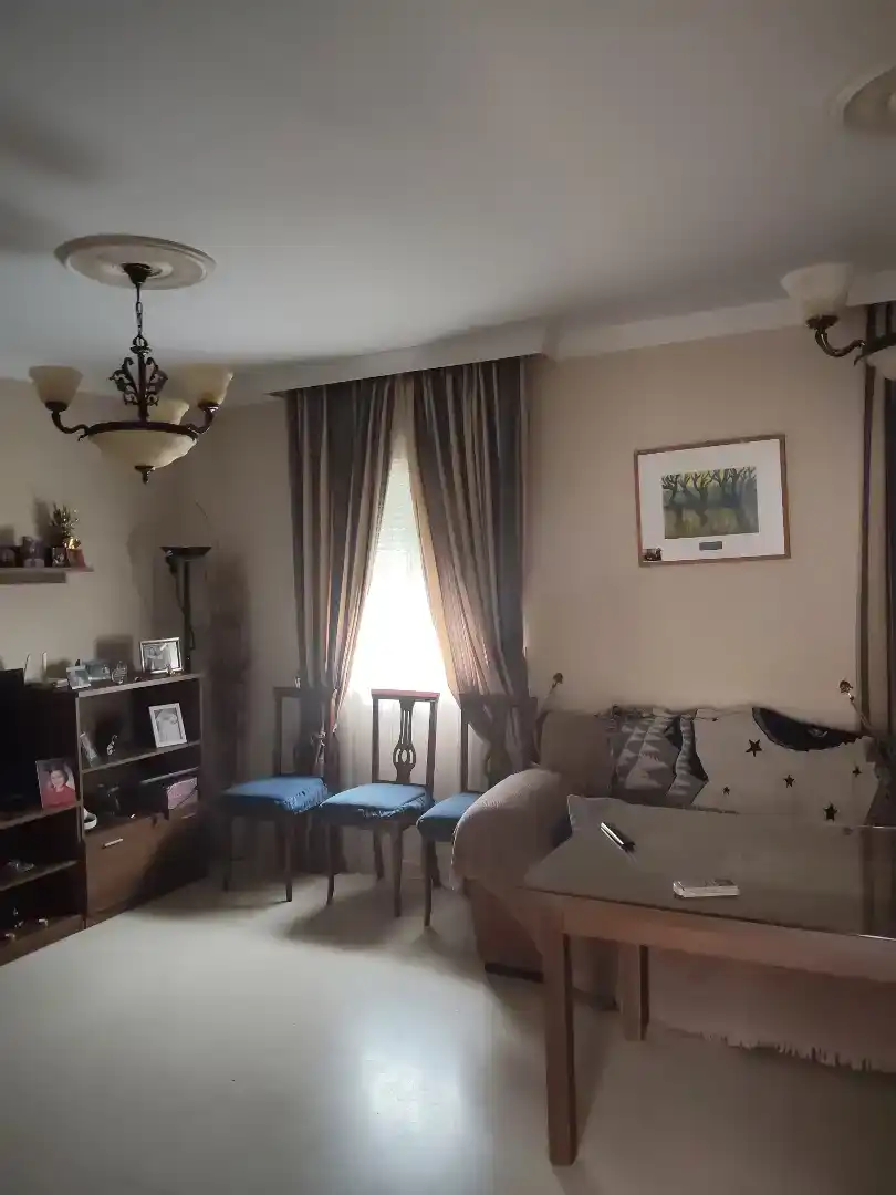 Sala d'estar de Casa adosada en venda en Santaella amb Aire condicionat, Jardí privat i Balcó