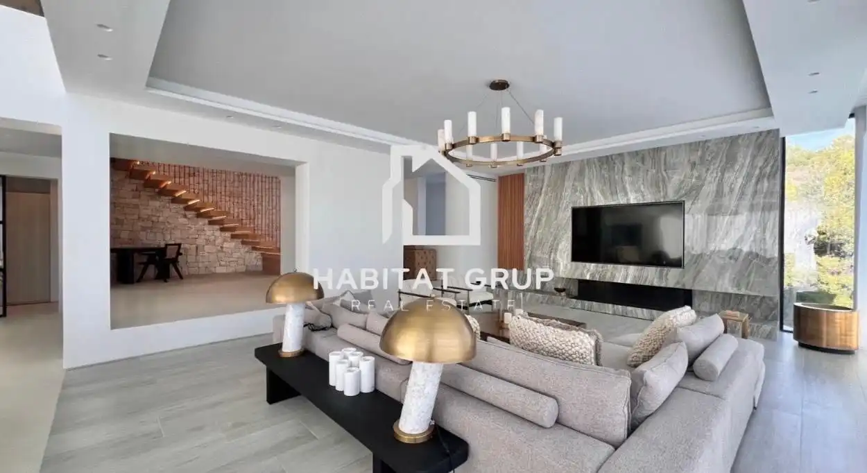 Sala de estar de Casa o chalet en venta en Eivissa con Calefacción, Terraza y Piscina