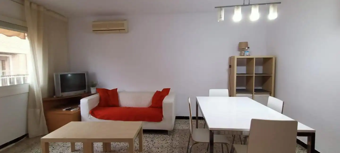 Sala de estar de Piso de alquiler en Terrassa con Amueblado
