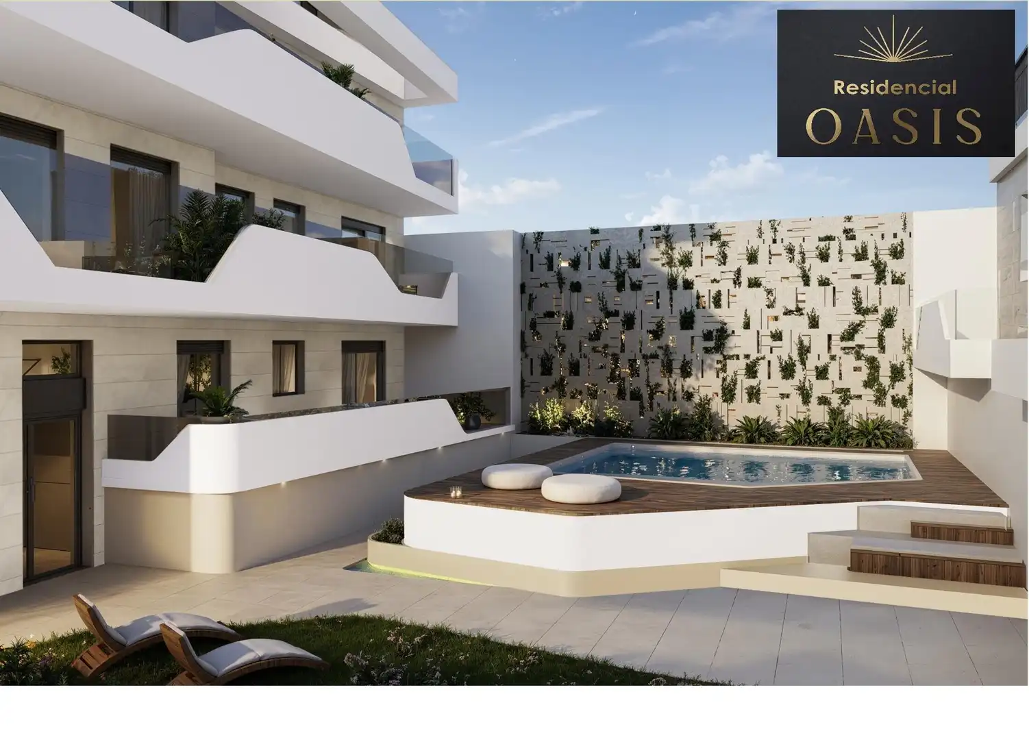 Terraza de Apartamento en venta en Alcantarilla con Terraza y Piscina comunitaria
