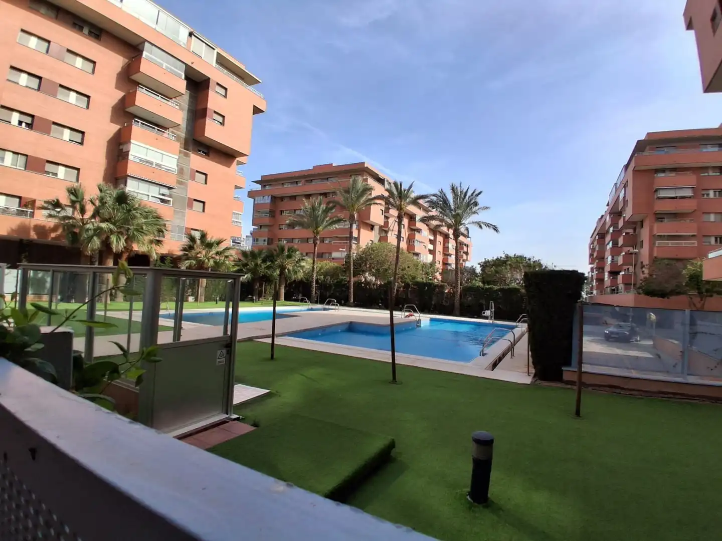 Swimming pool of Flat for sale in Almería