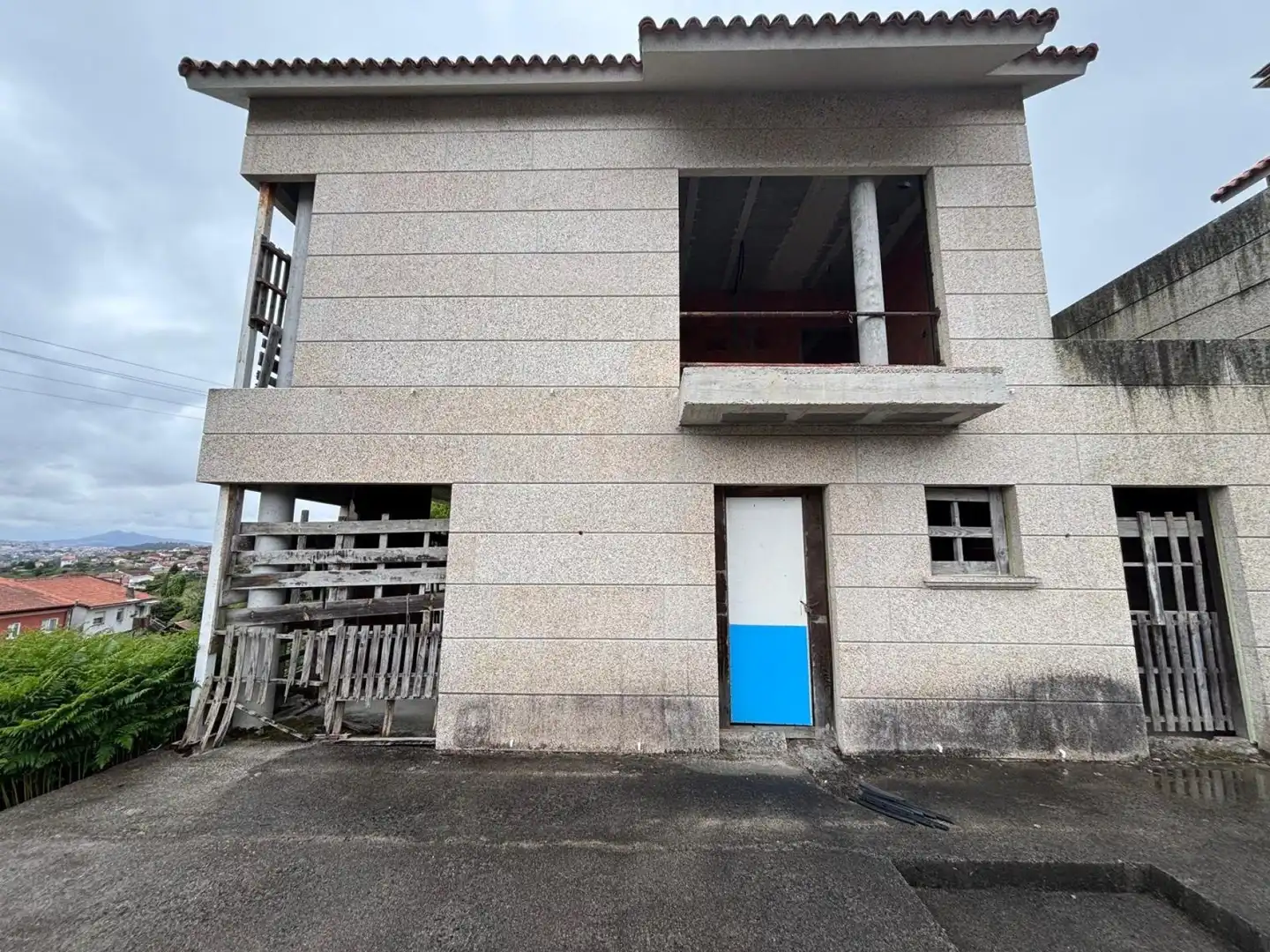 Exterior view of Houses for sale in Moaña  with Balcony