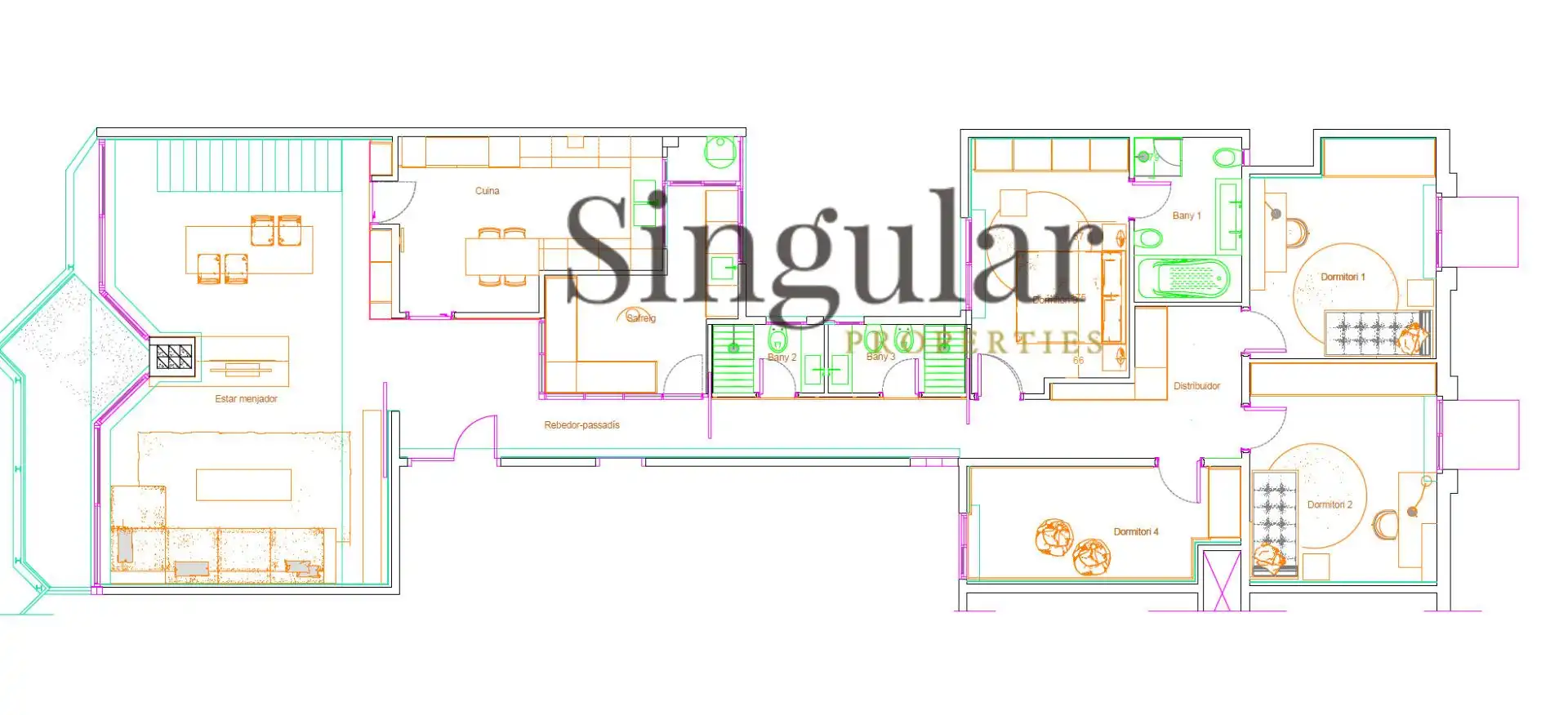 Attic for sale in Barcelona  with Heating, Parquet flooring and Terrace
