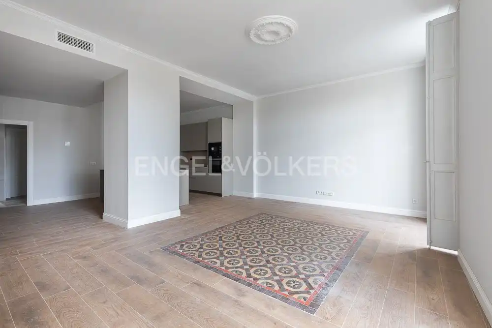 Wohnzimmer von Wohnung zum Verkauf in Valencia mit Klimaanlage, Heizung und Balkon