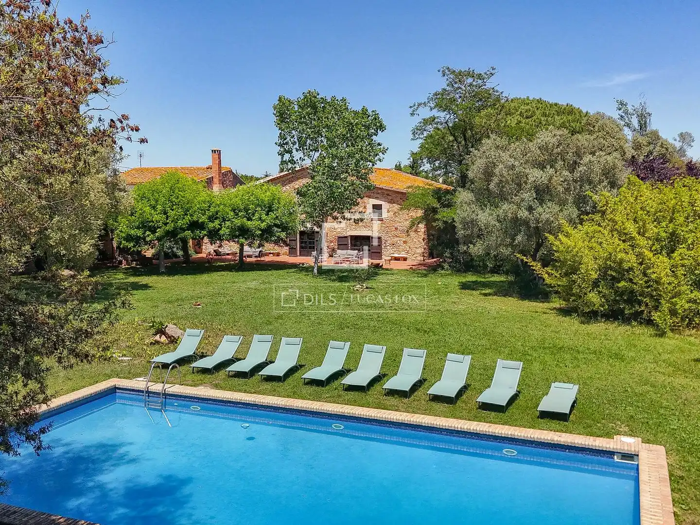 Casa rústica amb piscina en venda a Llagostera, imagen 56