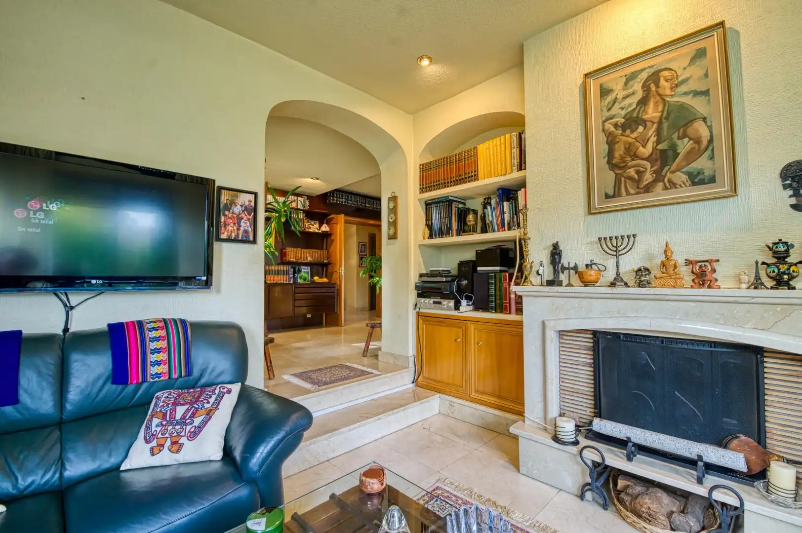 Sala de estar de Casa o chalet en venta en Boadilla del Monte con Calefacción, Jardín privado y Terraza