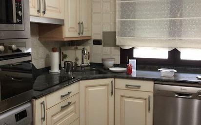 Kitchen of Flat for sale in Santurtzi   with Storage room, Furnished and Balcony