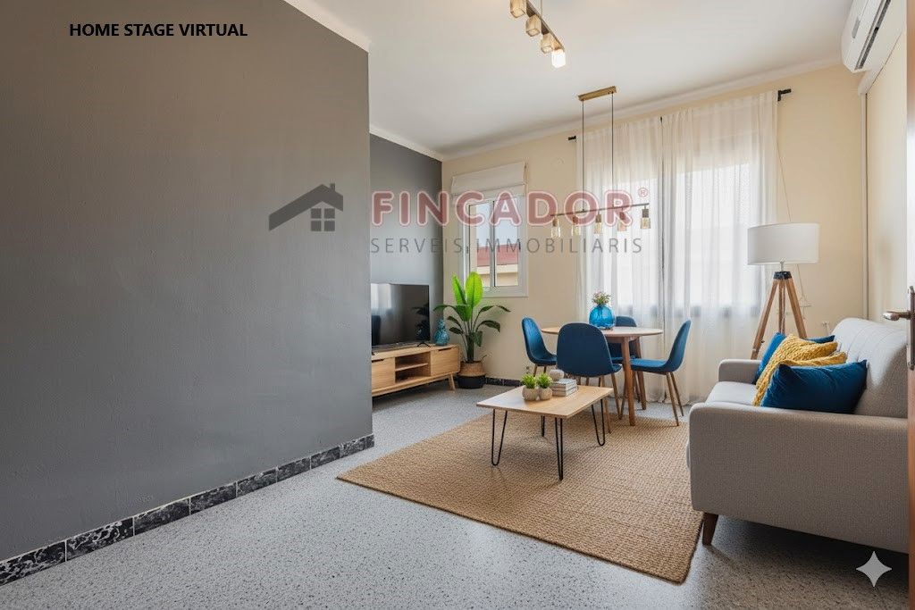 Living room of Flat for sale in  Barcelona Capital  with Air Conditioner and Heating