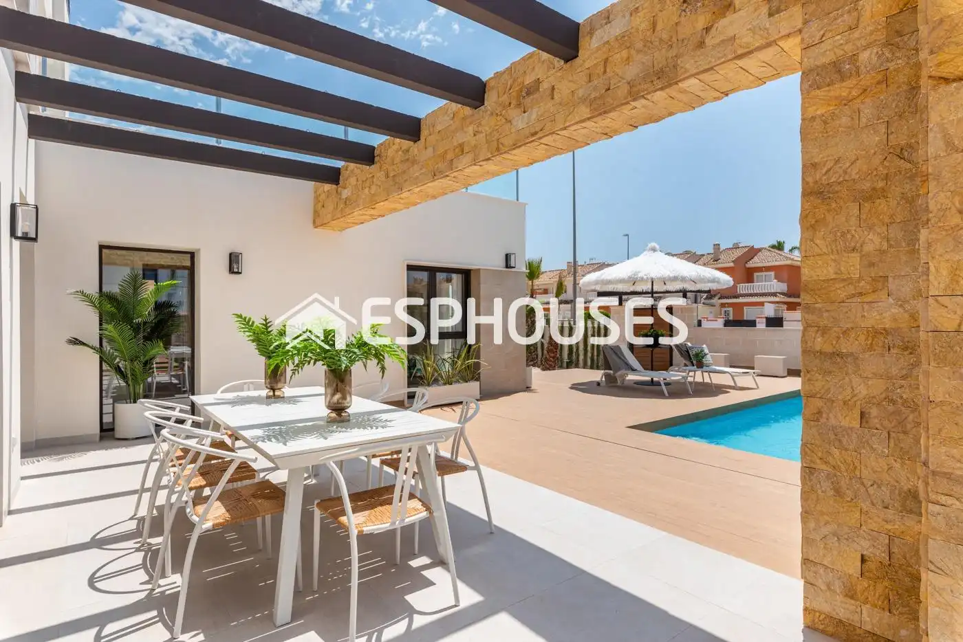 Terraza de Casa o chalet en venta en Rojales con Terraza, Piscina y Balcón