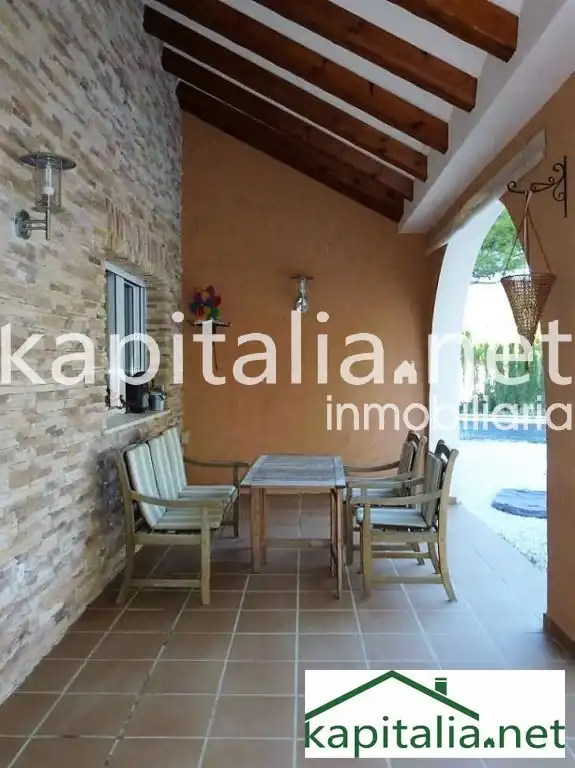 Garden of Houses for sale in Alcoy / Alcoi  with Heating, Private garden and Parquet flooring