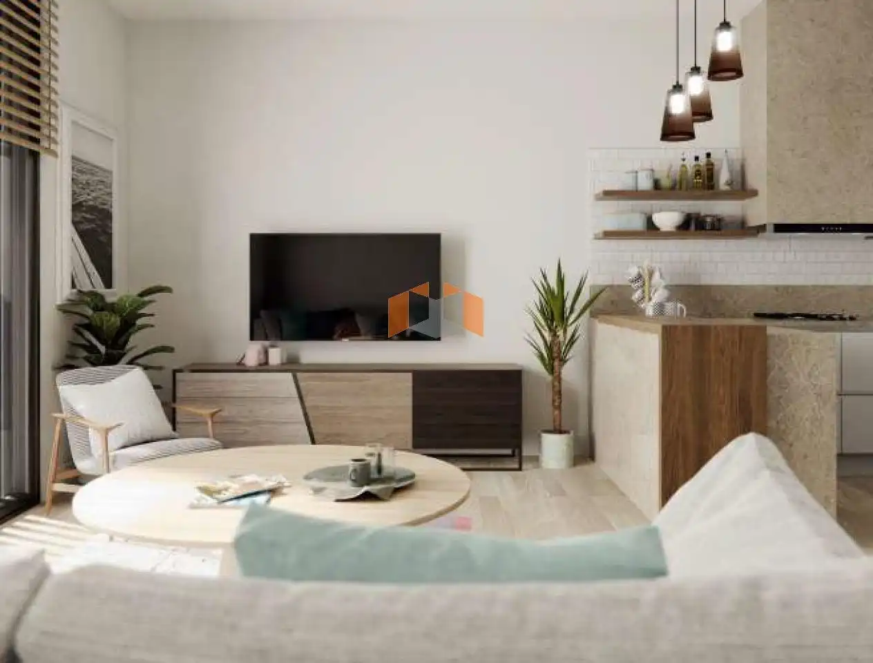Wohnzimmer von Wohnung zum Verkauf in Vigo  mit Heizung und Haustechnik