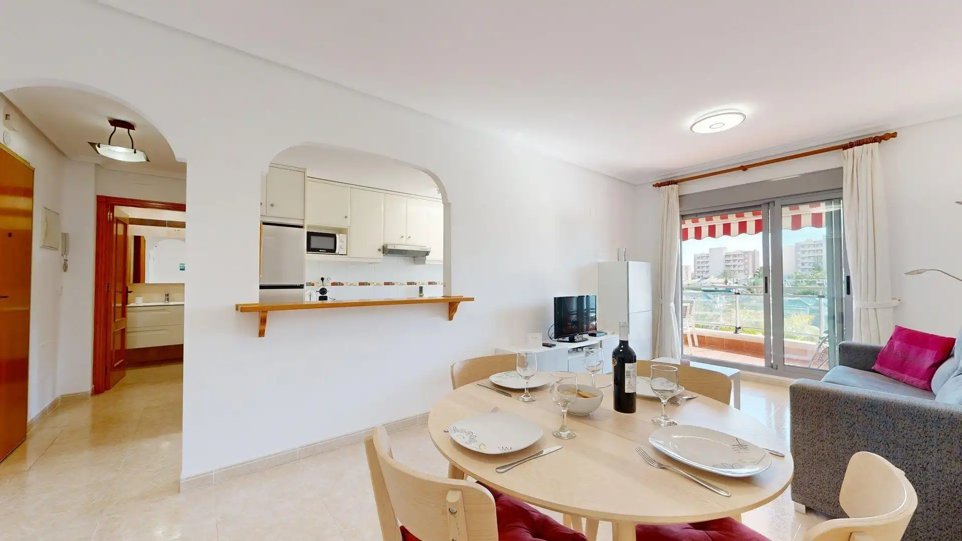 Dining room of Apartments for rent in Elche / Elx  with Air Conditioner, Heating and Private garden